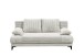Schlafsofa >SALLY Lux.3DL< Liegefläche 157x202cm, in Cord silver - 211x96x105 (BxHxT)