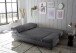 Schlafsofa >SUNNY 2 Lux.3DL Schlafs.< Liegefläche 140x210cm, in Cord anthrazit - 212x76x101 (BxHxT)