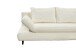 Schlafsofa >SUNNY 2 Lux.3DL Schlafs.< Liegefläche 140x210cm, in Cord Ivory - 212x76x101 (BxHxT)