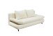 Schlafsofa >SUNNY 2 Lux.3DL Schlafs.< Liegefläche 140x210cm, in Cord Ivory - 212x76x101 (BxHxT)