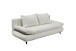 Schlafsofa >SUNNY 2 Lux.3DL Schlafs.< Liegefläche 140x210cm, in Cord silber - 212x76x101 (BxHxT)