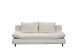 Schlafsofa >SUNNY 2 Lux.3DL Schlafs.< Liegefläche 140x210cm, in Cord silber - 212x76x101 (BxHxT)
