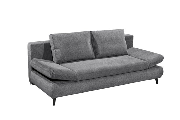 Schlafsofa >SUNNY Lux.3DL Schlafsofa< Liegefläche 140x210cm, in anthrazit - 212x76x101 (BxHxT)