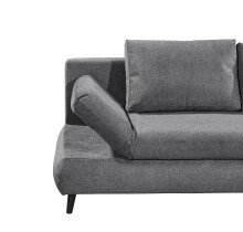 Schlafsofa >SUNNY Lux.3DL Schlafsofa< Liegefläche 140x210cm, in anthrazit - 212x76x101 (BxHxT)