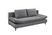 Schlafsofa >SUNNY Lux.3DL Schlafsofa< Liegefläche 140x210cm, in anthrazit - 212x76x101 (BxHxT)