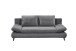 Schlafsofa >SUNNY Lux.3DL Schlafsofa< Liegefläche 140x210cm, in anthrazit - 212x76x101 (BxHxT)