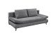 Schlafsofa >SUNNY Lux.3DL Schlafsofa< Liegefläche 140x210cm, in anthrazit - 212x76x101 (BxHxT)