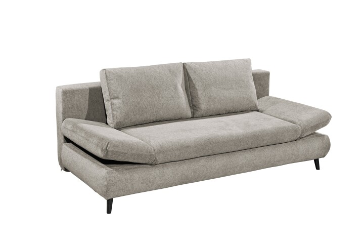 Schlafsofa >SUNNY Lux.3DL Schlafsofa< Liegefläche 140x210cm, in taupe - 212x76x101 (BxHxT)