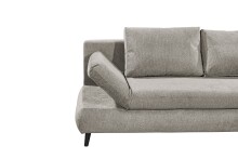 Schlafsofa >SUNNY Lux.3DL Schlafsofa< Liegefläche 140x210cm, in taupe - 212x76x101 (BxHxT)