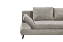 Schlafsofa >SUNNY Lux.3DL Schlafsofa< Liegefläche 140x210cm, in taupe - 212x76x101 (BxHxT)