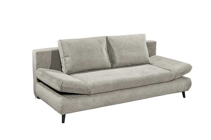 Schlafsofa >SUNNY Lux.3DL Schlafsofa< Liegefläche 140x210cm, in stone - 212x76x101 (BxHxT)