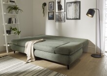 Schlafsofa >SUNNY Lux.3DL Schlafsofa< Liegefläche 140x210cm, in winter moss - 212x76x101 (BxHxT)