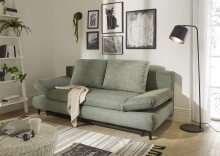 Schlafsofa >SUNNY Lux.3DL Schlafsofa< Liegefläche 140x210cm, in winter moss - 212x76x101 (BxHxT)