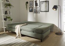 Schlafsofa >SUNNY Lux.3DL Schlafsofa< Liegefläche 140x210cm, in winter moss - 212x76x101 (BxHxT)