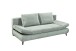Schlafsofa >SUNNY Lux.3DL Schlafsofa< Liegefläche 140x210cm, in ice blue - 212x76x101 (BxHxT)