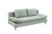 Schlafsofa >SUNNY Lux.3DL Schlafsofa< Liegefläche 140x210cm, in ice blue - 212x76x101 (BxHxT)