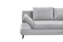 Schlafsofa >SUNNY Lux.3DL Schlafsofa< Liegefläche 140x210cm, in light grey - 212x76x101 (BxHxT)