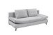 Schlafsofa >SUNNY Lux.3DL Schlafsofa< Liegefläche 140x210cm, in light grey - 212x76x101 (BxHxT)