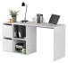Regal-Schreibtisch >ADAPTA< 2 Türen, Fächer, in Artik Weiß - 120x74x77 (BxHxT)