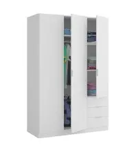 Kleiderschrank >LC-180< 3 Schübe, in...