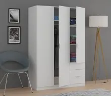 Kleiderschrank >LC-180< 3 Schübe, in...