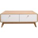 Lowboard / Couchtisch >Janne< 2 Schubladen, in Eiche Dekor - 100x40x51cm (BxHxT)