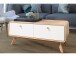 Lowboard / Couchtisch >Janne< 2 Schubladen, in Eiche Dekor - 100x40x51cm (BxHxT)