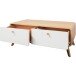 Lowboard / Couchtisch >Janne< 2 Schubladen, in Eiche Dekor - 100x40x51cm (BxHxT)