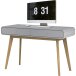 Schreibtisch >Janne< 2 Schubladen, in Grau - 120x79x50cm (BxHxT)