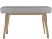 Schreibtisch >Janne< 2 Schubladen, in Grau - 120x79x50cm (BxHxT)