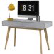 Schreibtisch >Janne< 2 Schubladen, in Grau - 120x79x50cm (BxHxT)