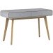 Schreibtisch >Janne< 2 Schubladen, in Grau - 120x79x50cm (BxHxT)