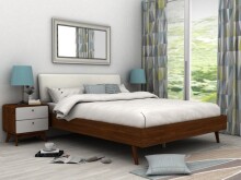 Nachttisch >Janne< in Weiß - 51x53x39cm (BxHxT)