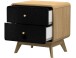 Nachttisch >Janne< in Natur - 51x53x39cm (BxHxT)