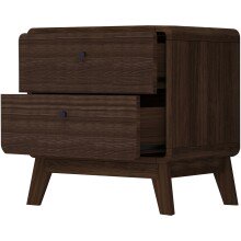 Nachttisch >Janne< in Braun - 51x53x39cm (BxHxT)