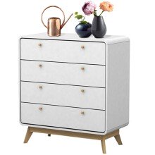 Kommode >Janne< in Weiß - 80x88x39cm (BxHxT)