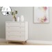 Kommode >Janne< in Weiß - 80x88x39cm (BxHxT)