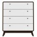 Kommode >Janne< in Braun - 80x88x39cm (BxHxT)
