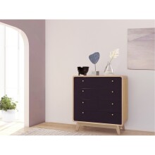Kommode >Janne< in Natur - 80x88x39cm (BxHxT)