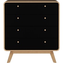 Kommode >Janne< in Natur - 80x88x39cm (BxHxT)