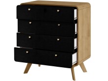 Kommode >Janne< in Natur - 80x88x39cm (BxHxT)