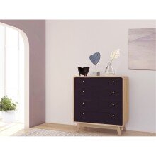 Kommode >Janne< in Natur - 80x88x39cm (BxHxT)