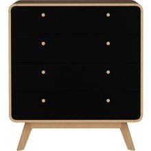 Kommode >Janne< in Natur - 80x88x39cm (BxHxT)