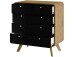 Kommode >Janne< in Natur - 80x88x39cm (BxHxT)