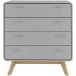 Kommode >Janne< in Grau - 80x88x39cm (BxHxT)