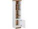 Bücherregal >Lastor< in Weiß - 40x150x40cm (BxHxT)