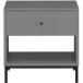 Nachtkommode >Lykke< in Grau - 50x50x35cm (BxHxT)