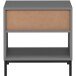 Nachtkommode >Lykke< in Grau - 50x50x35cm (BxHxT)
