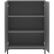 Highboard >Lykke< in Grau - 80x110x35cm (BxHxT)