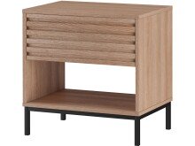 Nachtkommode >Lykke< in Natur - 50x50x35cm (BxHxT)